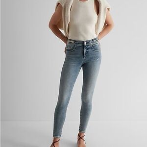 NWOT Midrise Express Horsebit Skinny Jeans Size 6R